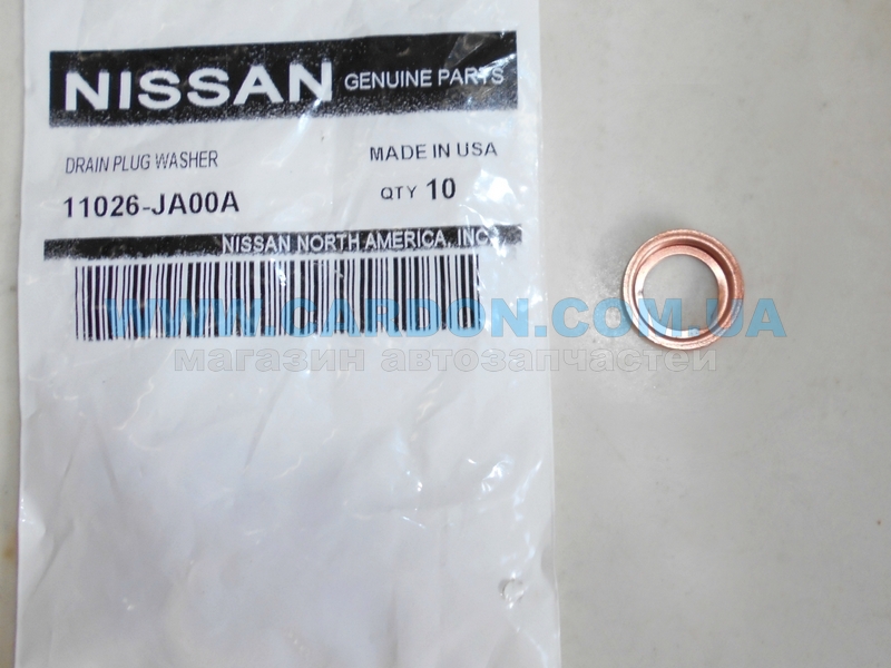 11026 00q0h прокладка пробки маслосливного отверстия nissan